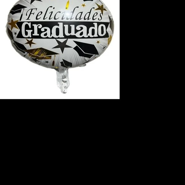 GLOBO IMPRESO GRADUACION BOLSA C10 PZAS VM E.12